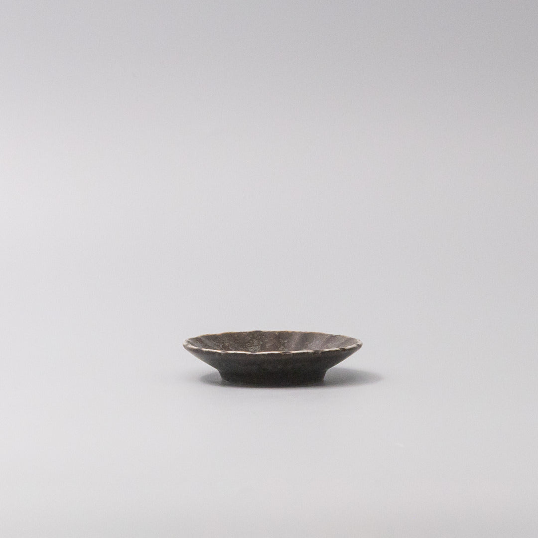 Sauce Dish 8cm Scallop Indigo Fade Glaze