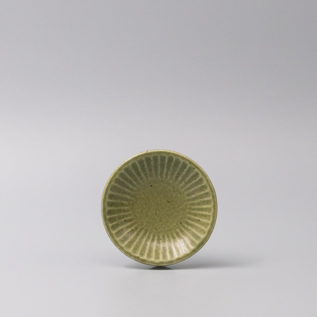 Sauce Dish 9.5cm Sunburst Green Glaze