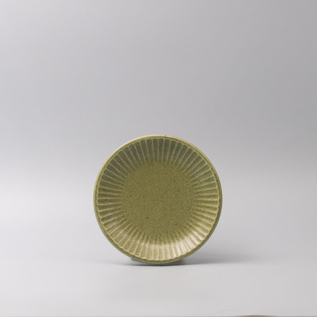 Tapas Plate 15.5cm Apple Green Glaze