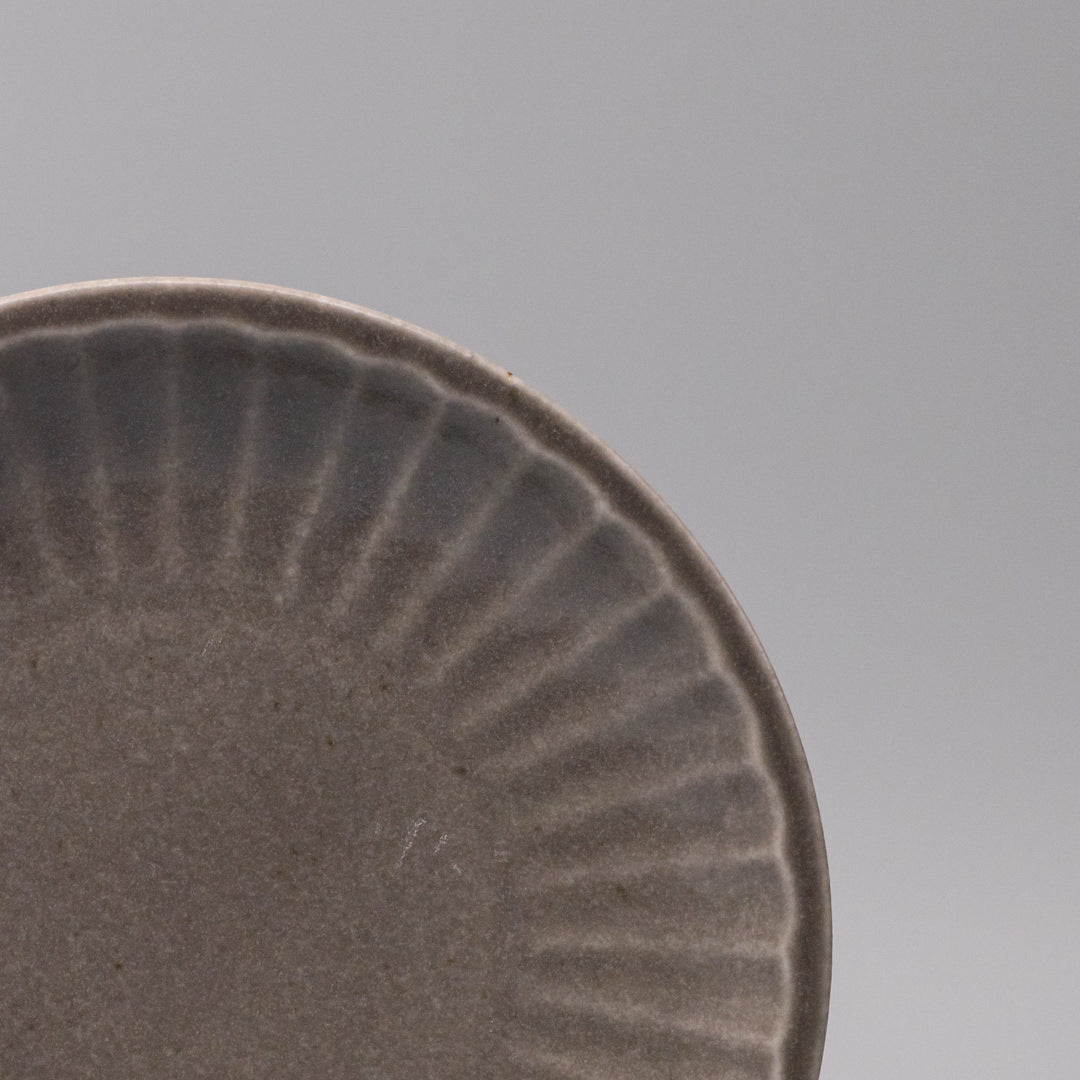 Plate 21.4cm Sunburst Dove Glaze