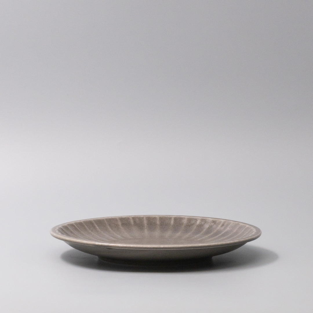 Plate 21.4cm Sunburst Dove Glaze