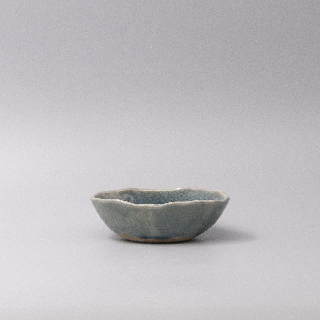 Bowl Oval 13.5cm Amane Sapphire Glaze