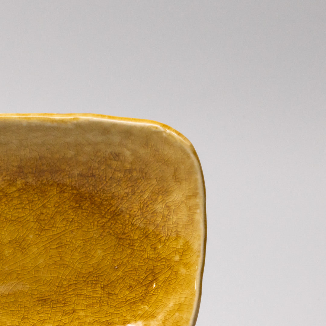 Plate Sashimi 31cm Amane Amber Glaze