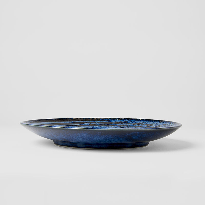 Dinner Plate 25cm Copper Swirl Glaze