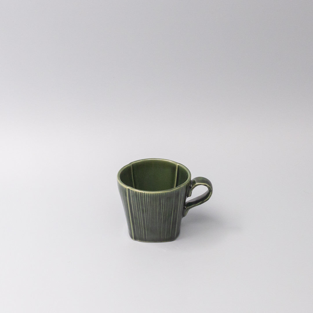 Mug 180ml Reeded Oribe Glaze