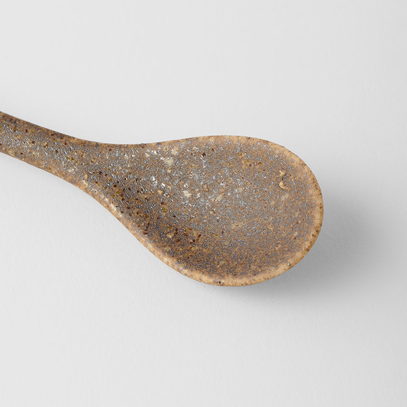 Spoon Small Bisque Indigo Asanoha