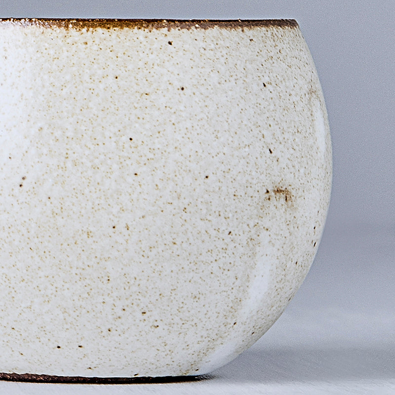 Cup Round 180ml Oatmeal Glaze