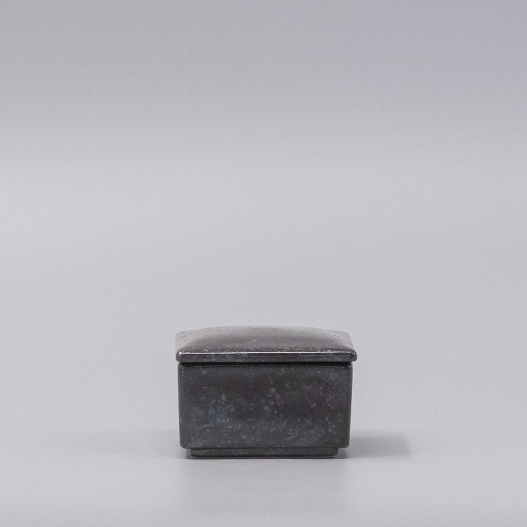 Box with Lid 7cm Craft Black Glaze