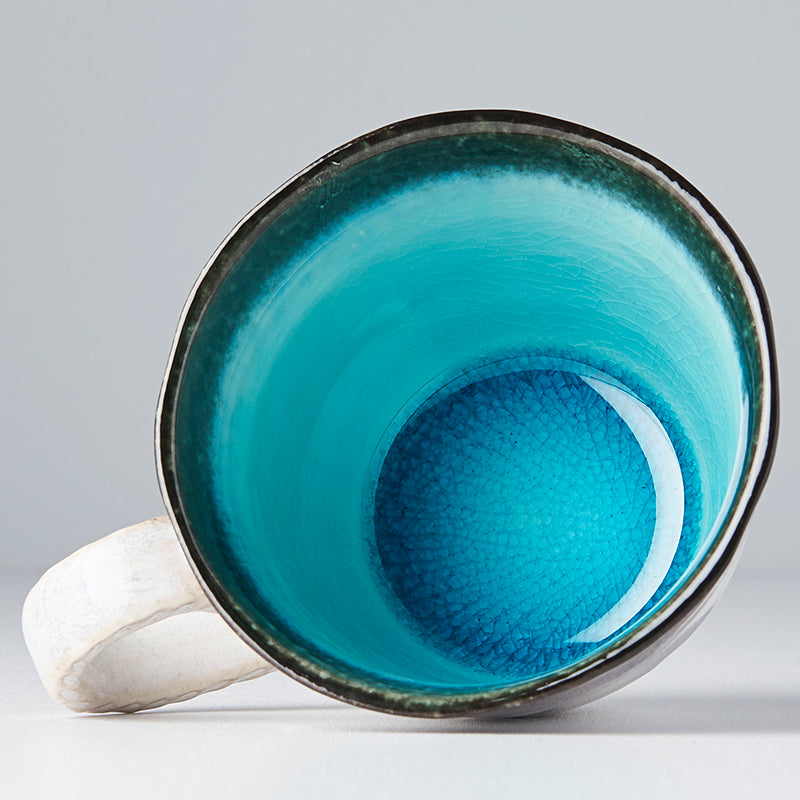 Mug with Handle 200ml Sky Blue Glaze