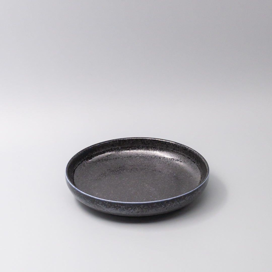 Plate High Rim 22cm Midnight Pearl Glaze