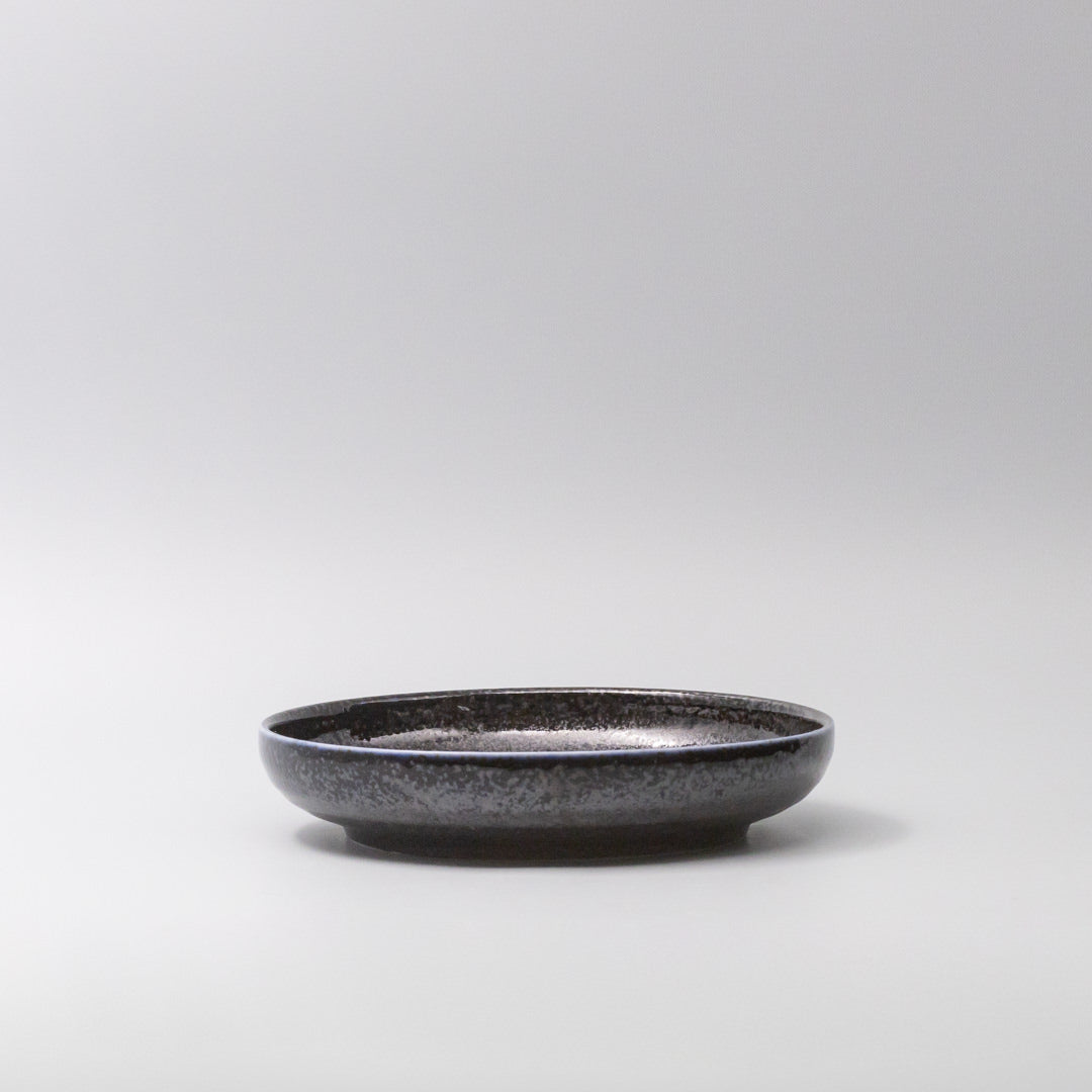 Plate High Rim 22cm Midnight Pearl Glaze