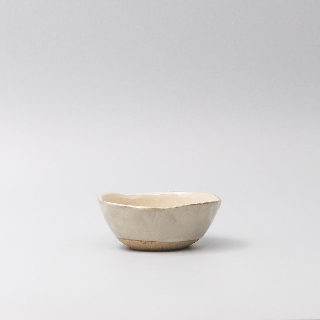 Lopsided Bowl 11cm Fawn Glaze