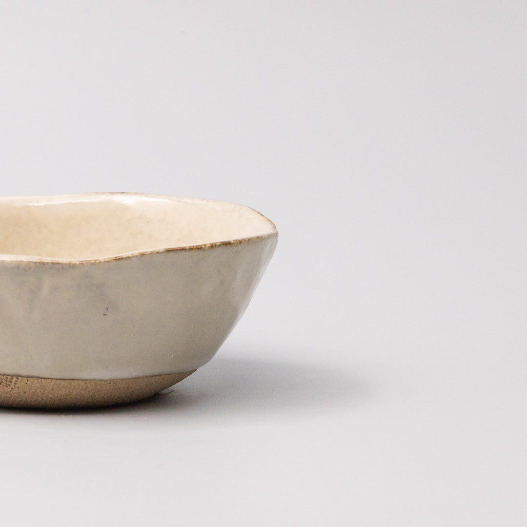 Lopsided Bowl 11cm Fawn Glaze