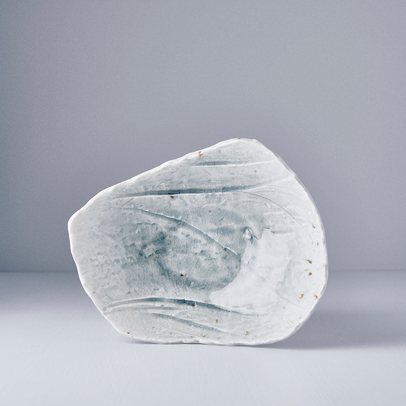 Bowl Rock 22cm Grey Glass Glaze