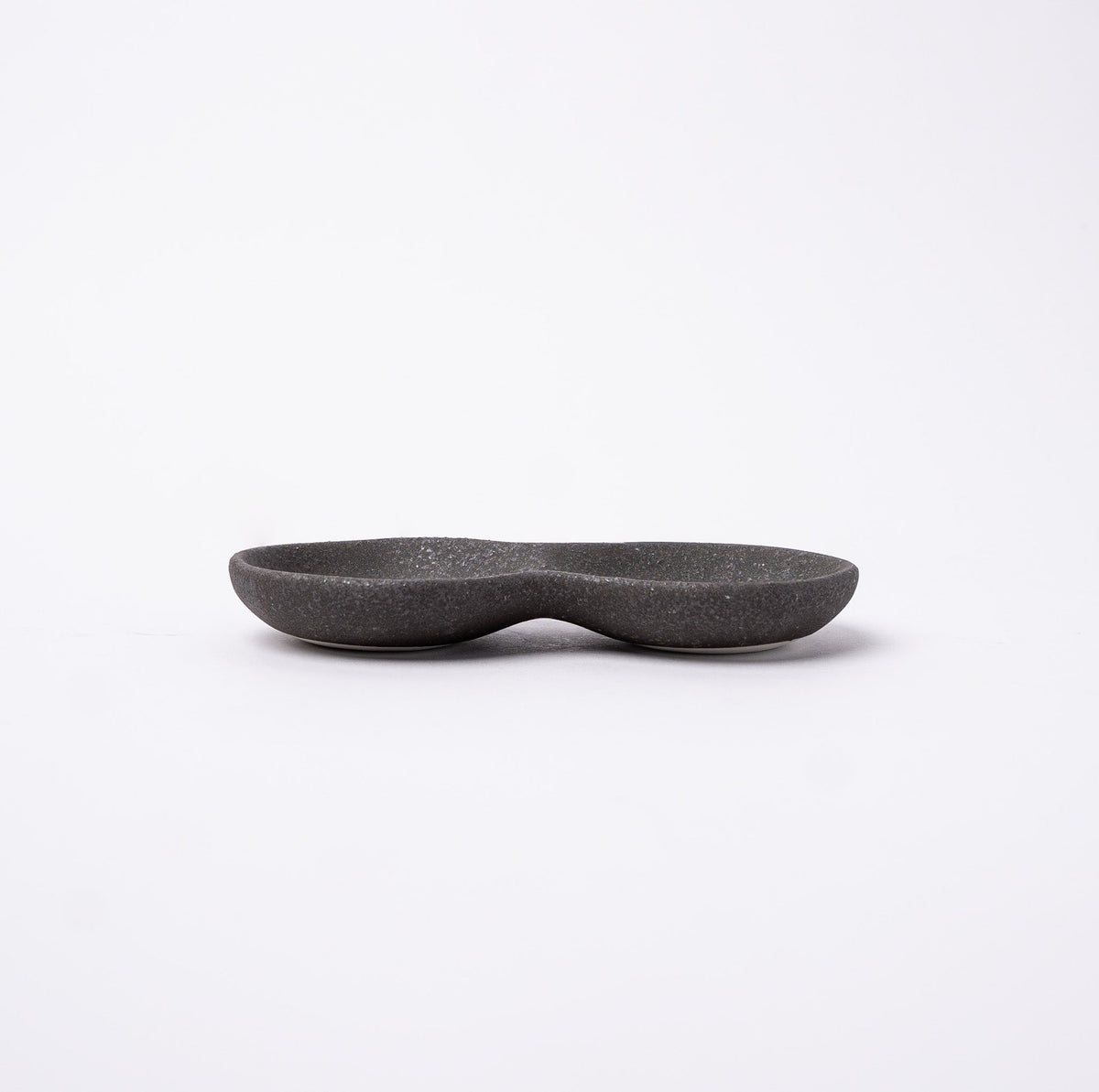Double Sauce Dish 15.5cm Stone Slab Design