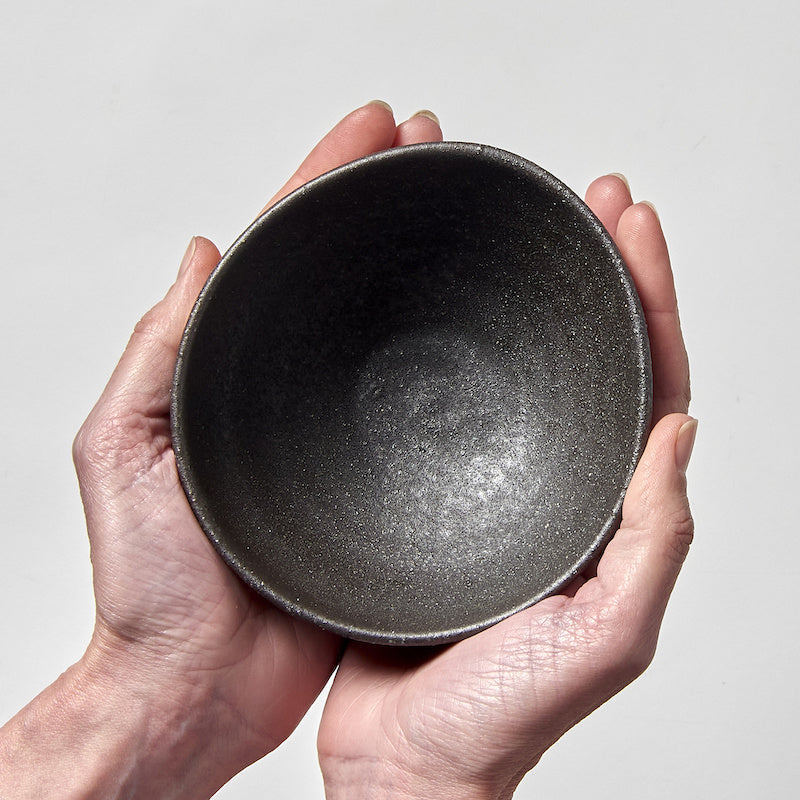 Bowl 13cm Egg Shaped Stone Glaze