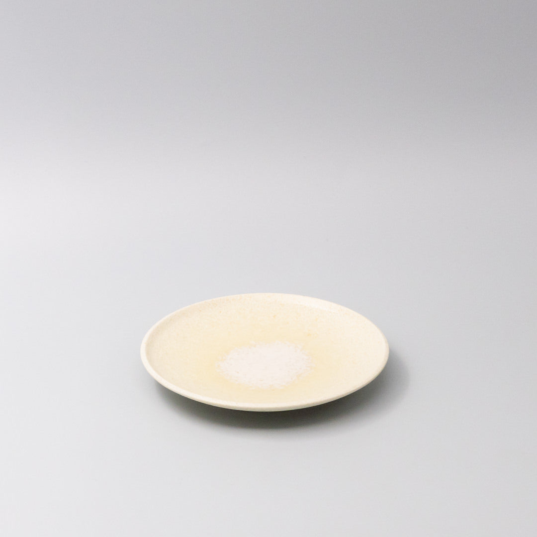 Tapas Plate 17cm Buttermilk Glaze