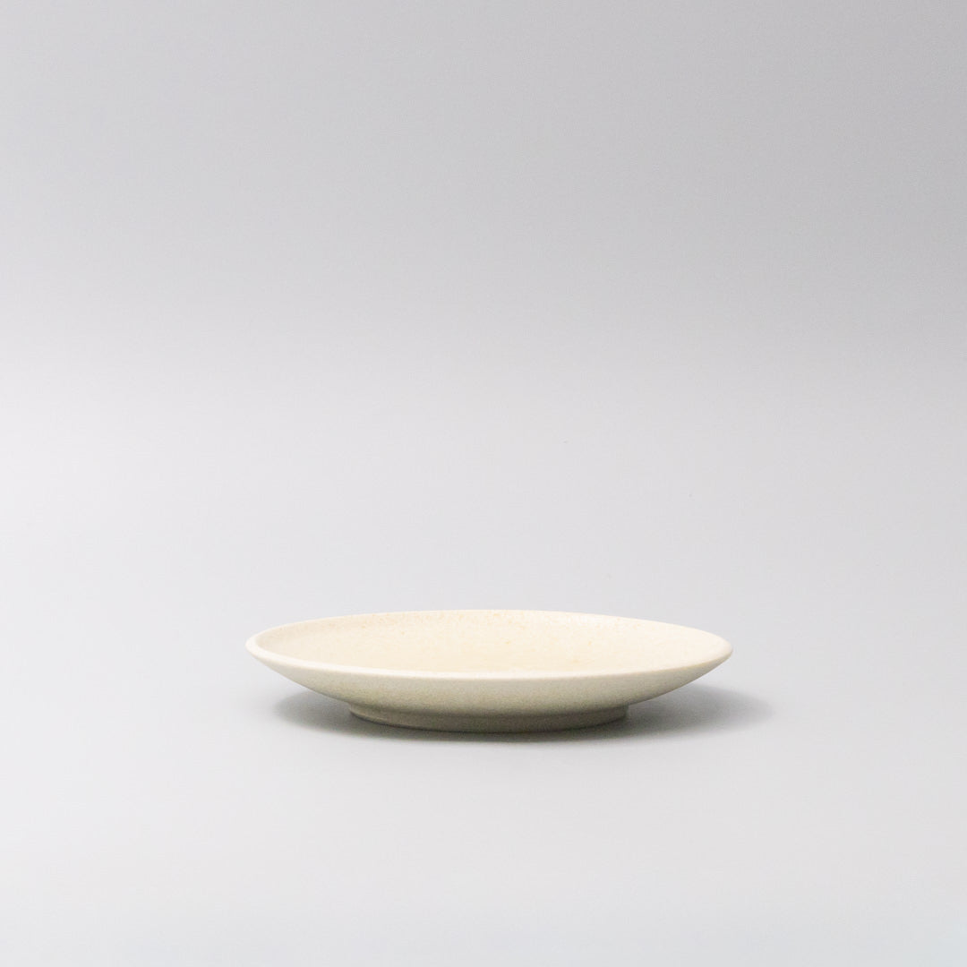 Tapas Plate 17cm Buttermilk Glaze