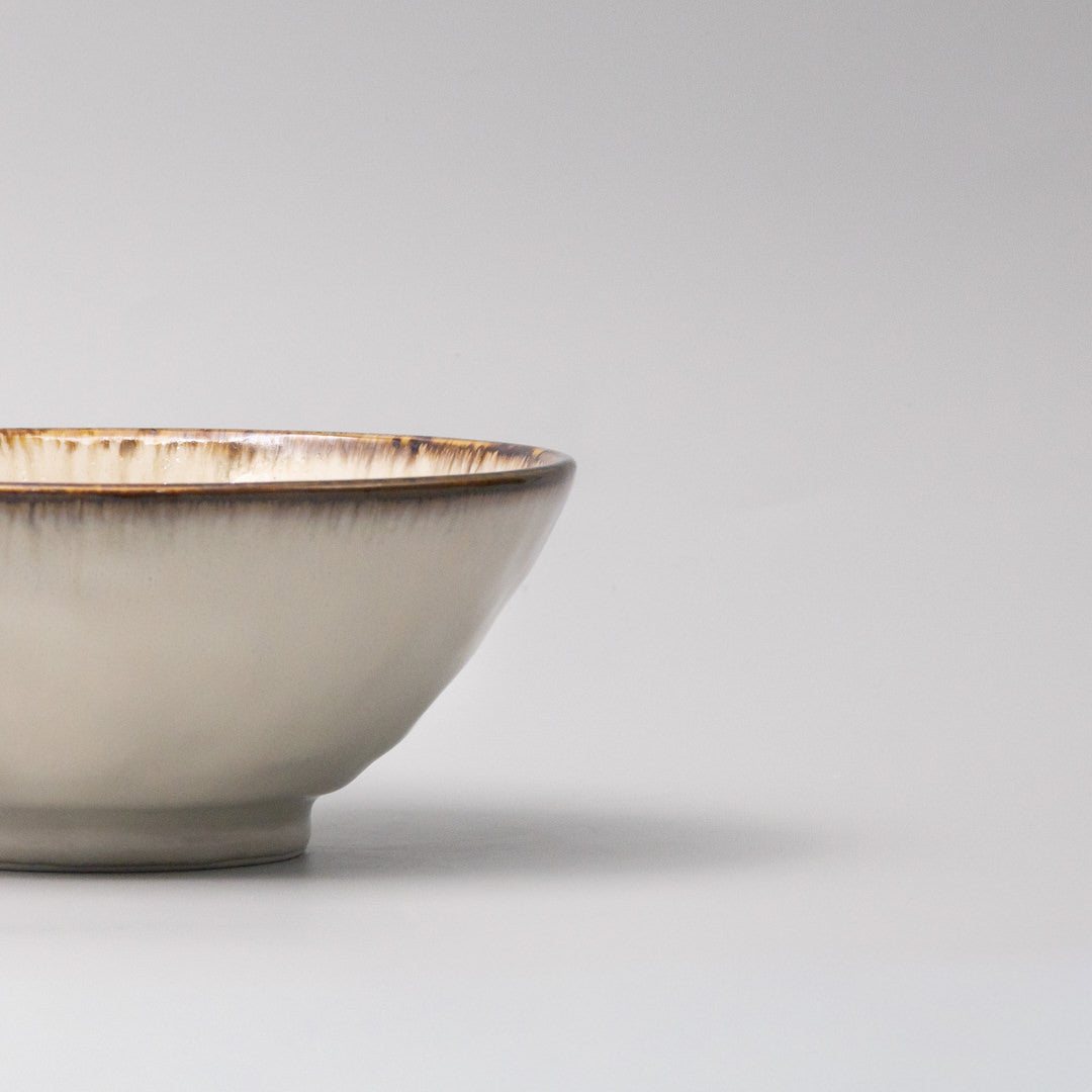 Udon Bowl 19cm Ivory Pearl Glaze