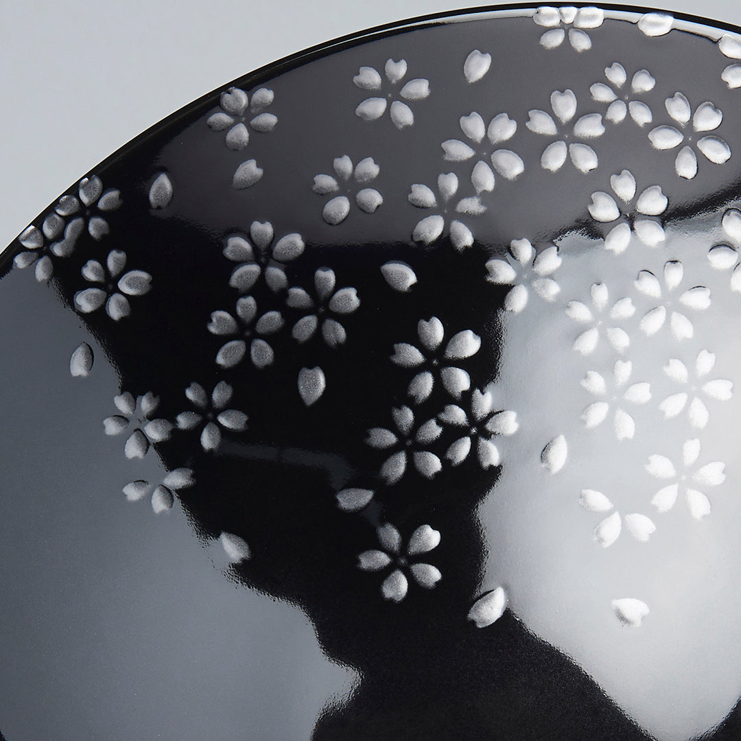 Bowl 25cm Silver Sakura Design