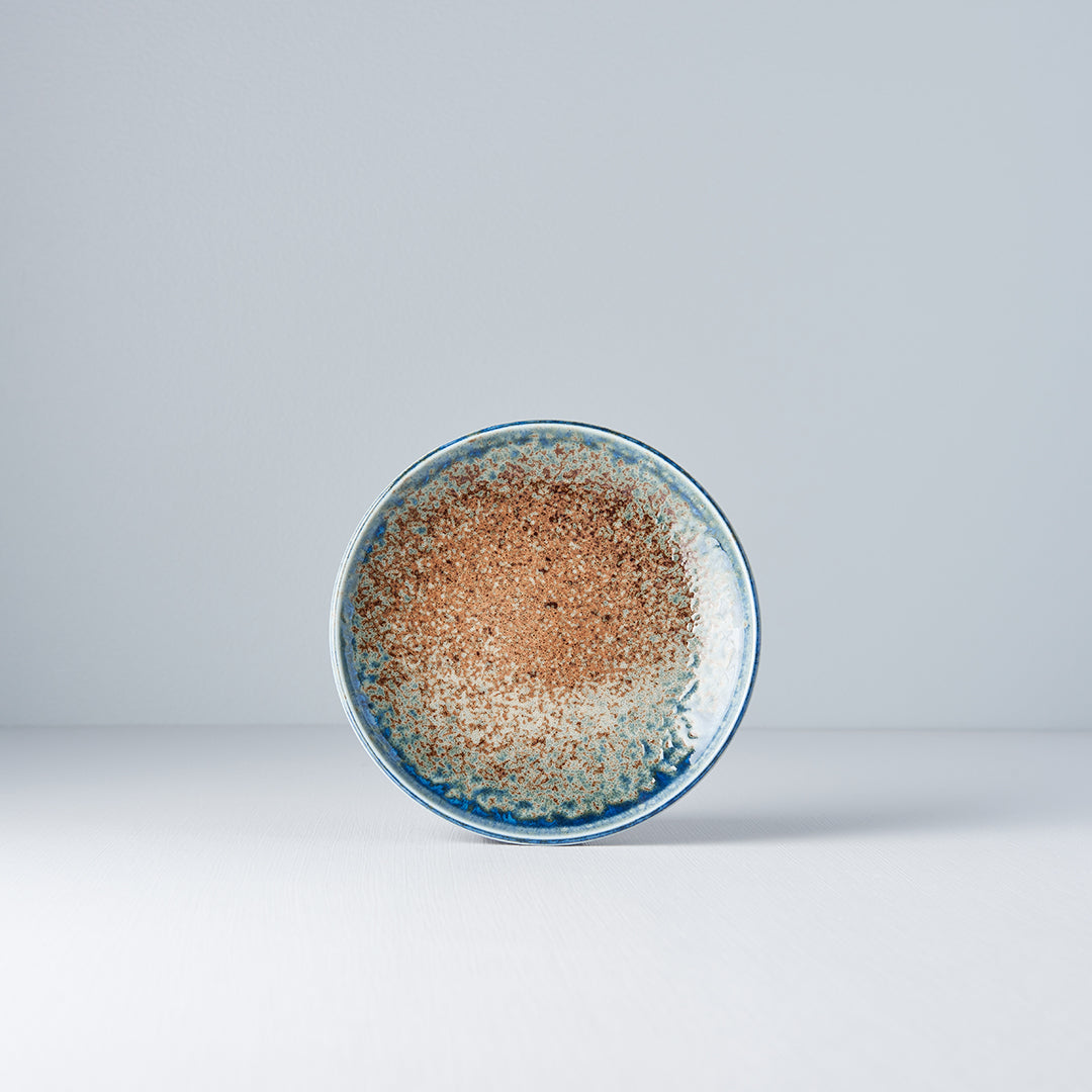 Tapas Plate 17cm Earth &amp; Sky Glaze