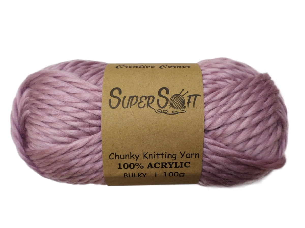 bulk 12 Pink Chunky Yarn 100G