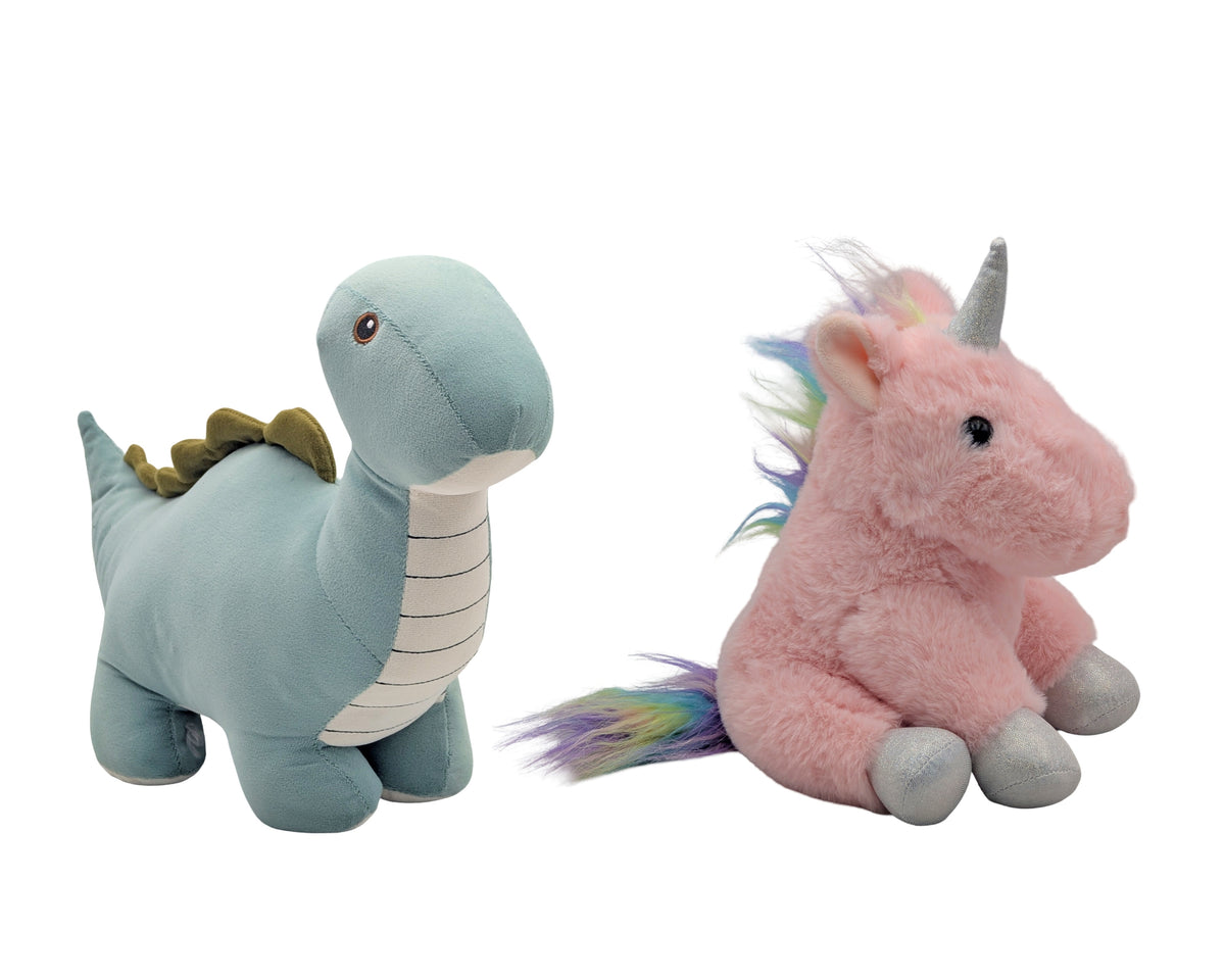 Set 2 Unicorn &amp; Dino Door Stopper Assort 25cm