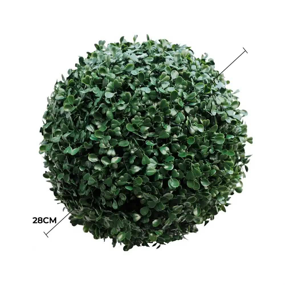 Medium Boxwood Topiary Ball UV Resistant 28cm