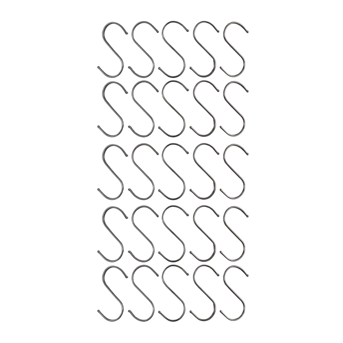 Stainless Steel Hanging S Hooks 12cm X 6cm 25 Pieces