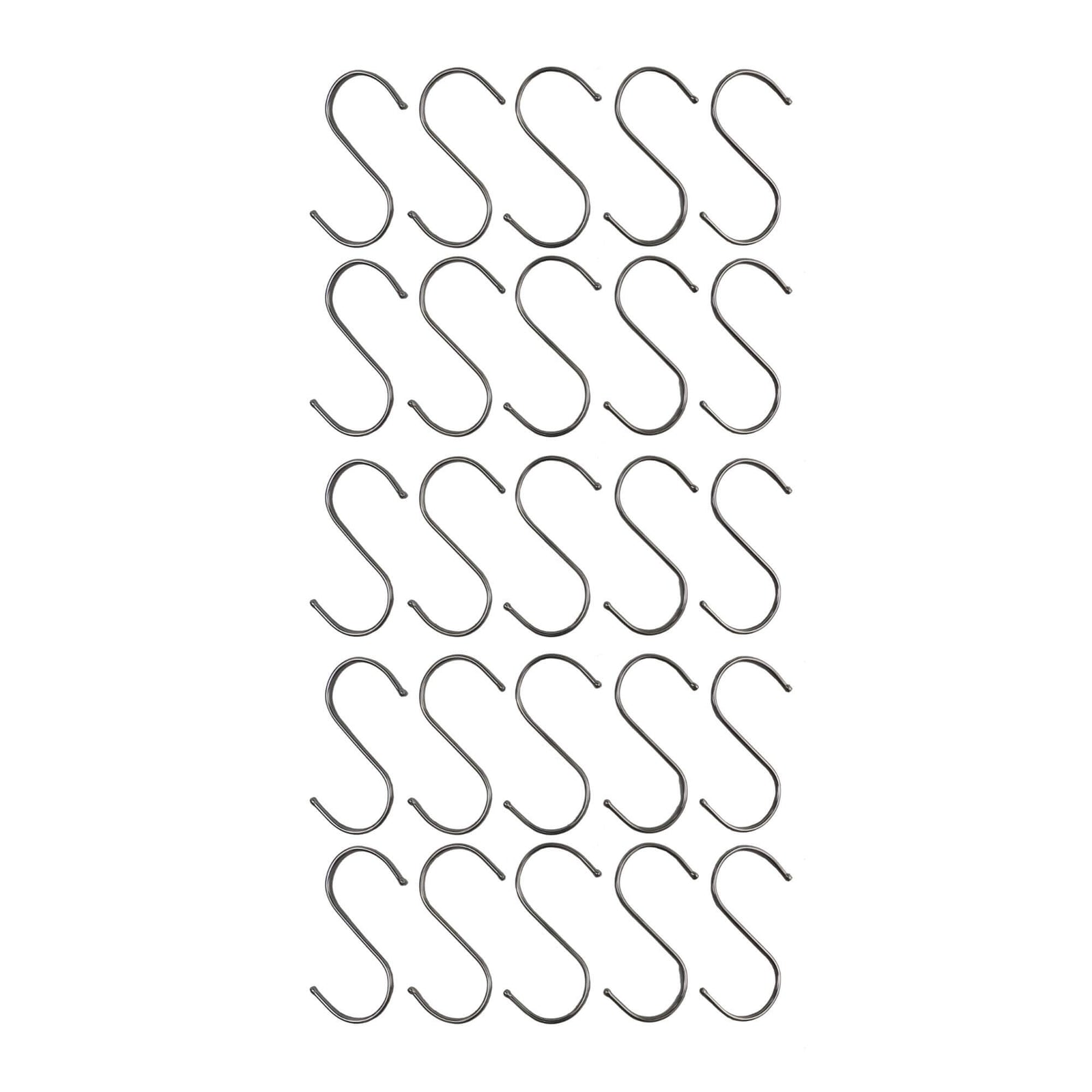 Stainless Steel Hanging S Hooks 12cm X 6cm 25 Pieces