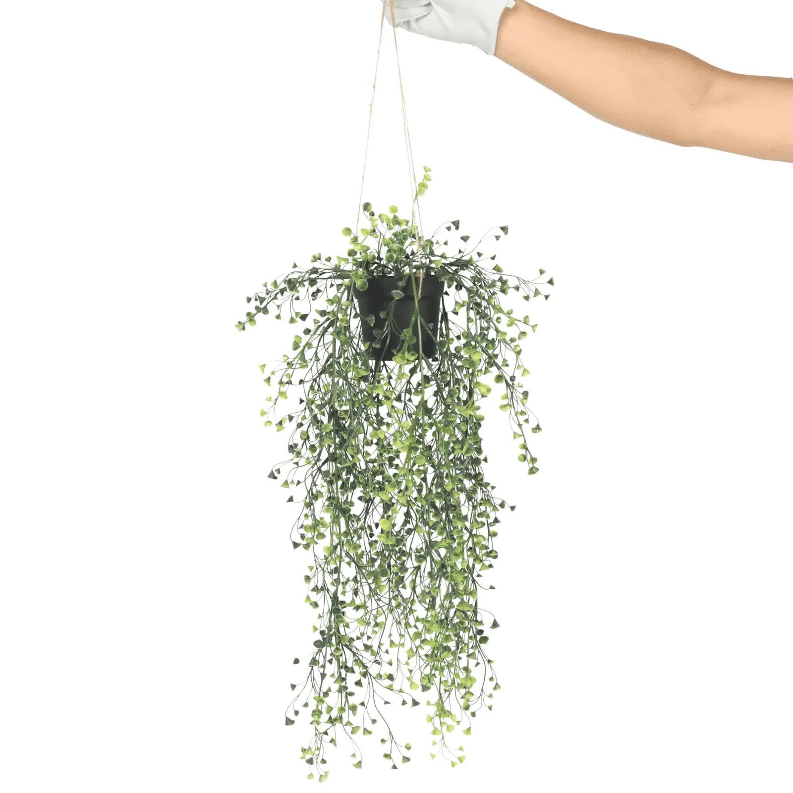 Artificial Hanging Pearls (Potted) 56cm UV Resistant