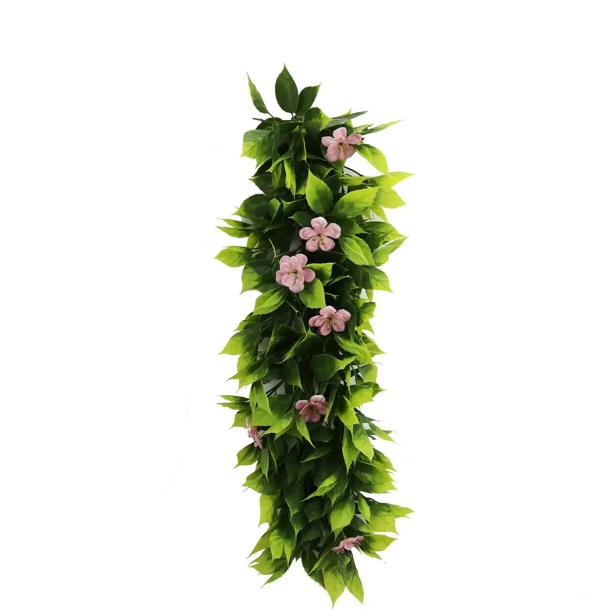 Artificial Extendable Hanging Pink Flowering Violet Garland UV Resistant 55cm