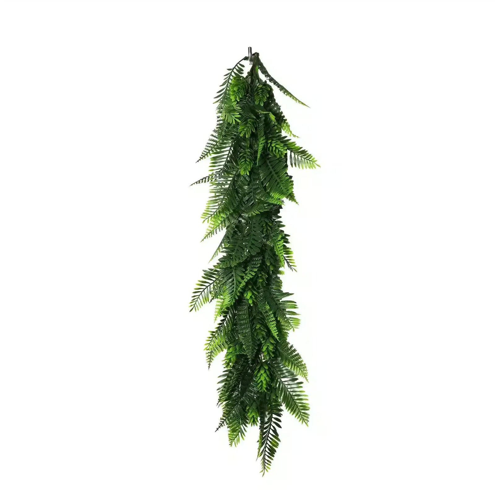Artificial Extendable Hanging Bracken Fern Garland UV Resistant 55cm