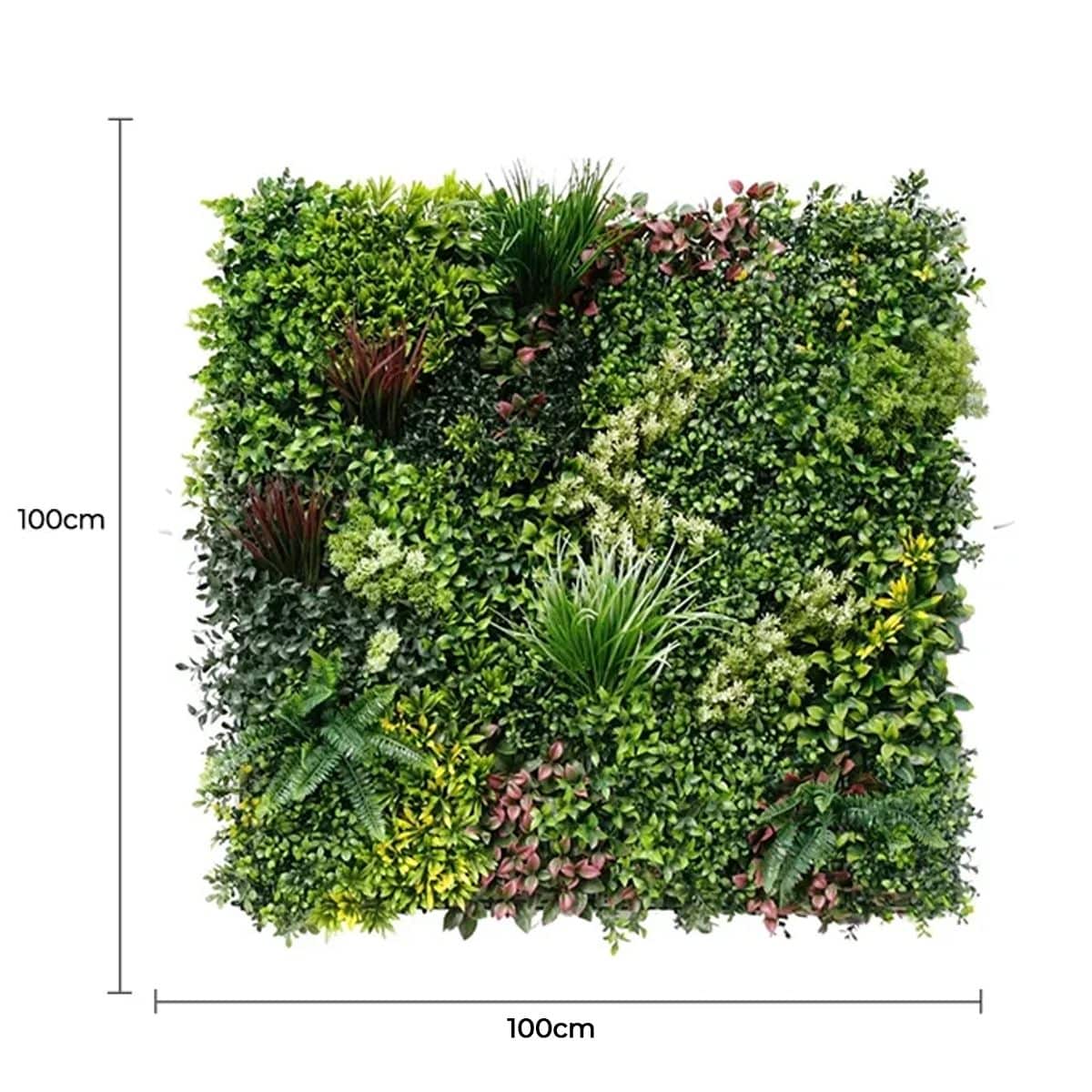 Luxury Triptych Vertical Garden / Living Wall Set 3 of Pieces 1m x 1m (3 SQM Set) UV Resistant