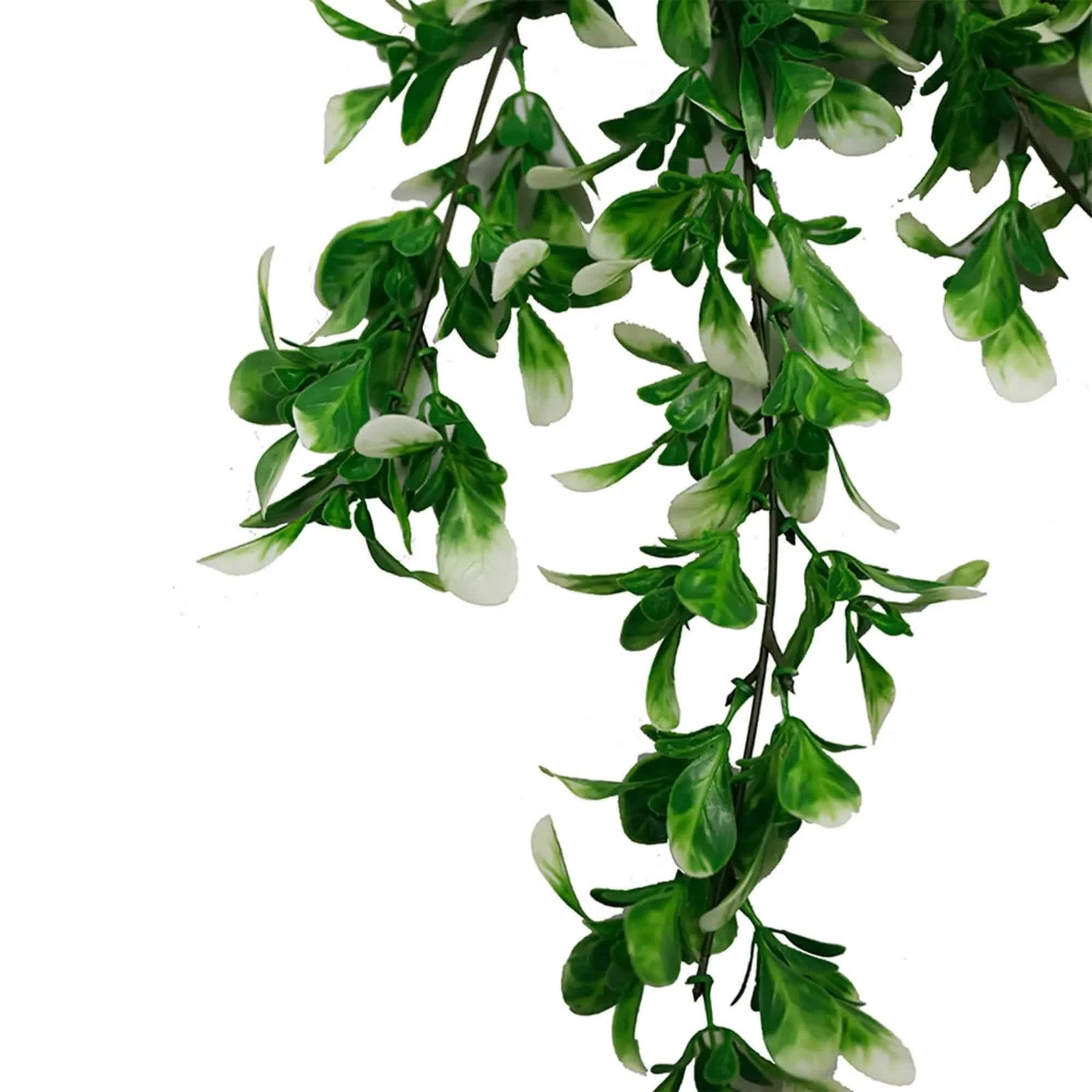Artificial Mixed Green & White Hanging Jasmine 73cm UV Resistant