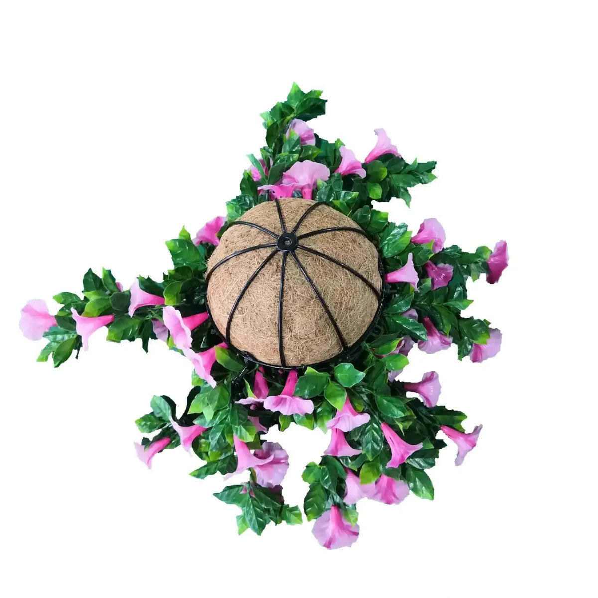 Artificial Petunia Hanging Basket UV Resistant 28cm