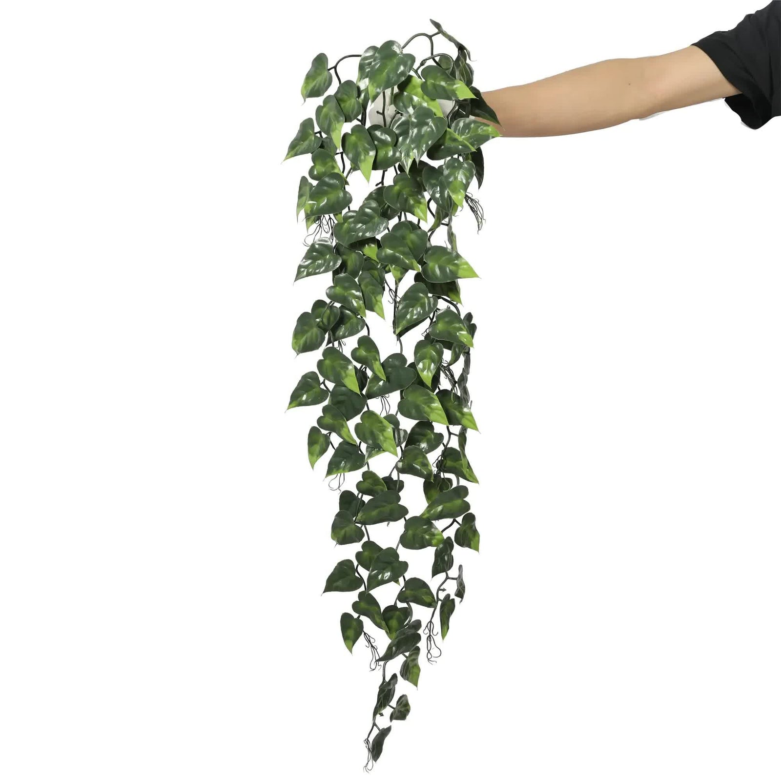 Hanging Artificial Pothos / Philodendron Plant UV Resistant 85cm