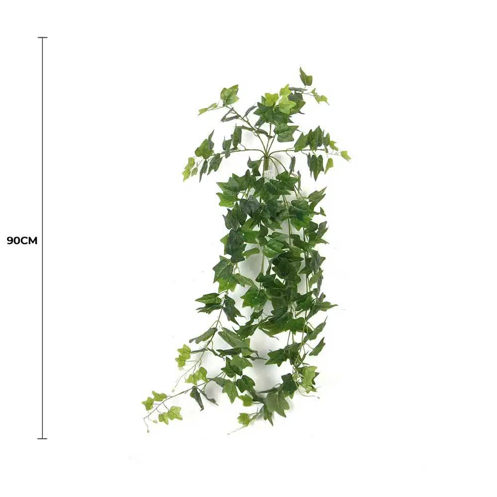 Artificial Nearly Natural Artificial Hanging Ivy Bush 90cm
