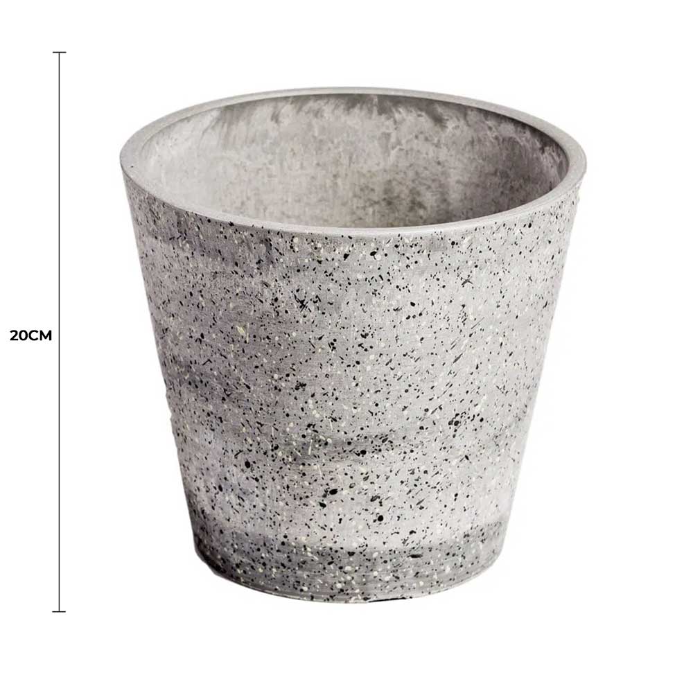 Imitation Grey Stone Pot 20cm