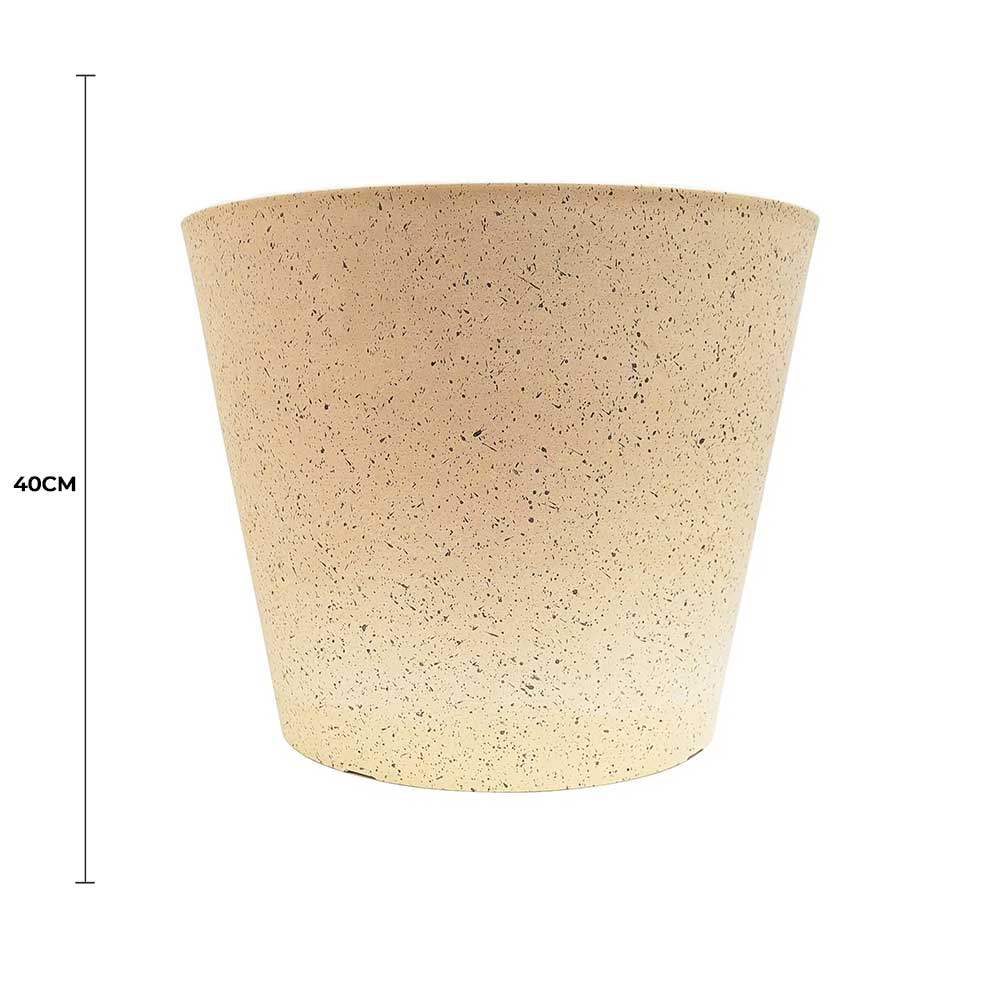 Imitation Stone (White / Cream) Pot 40cm