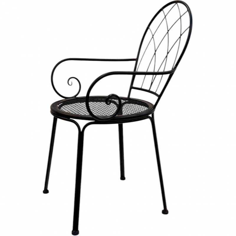 Set 2 Outdoor Modern Chair w Arms 90cm