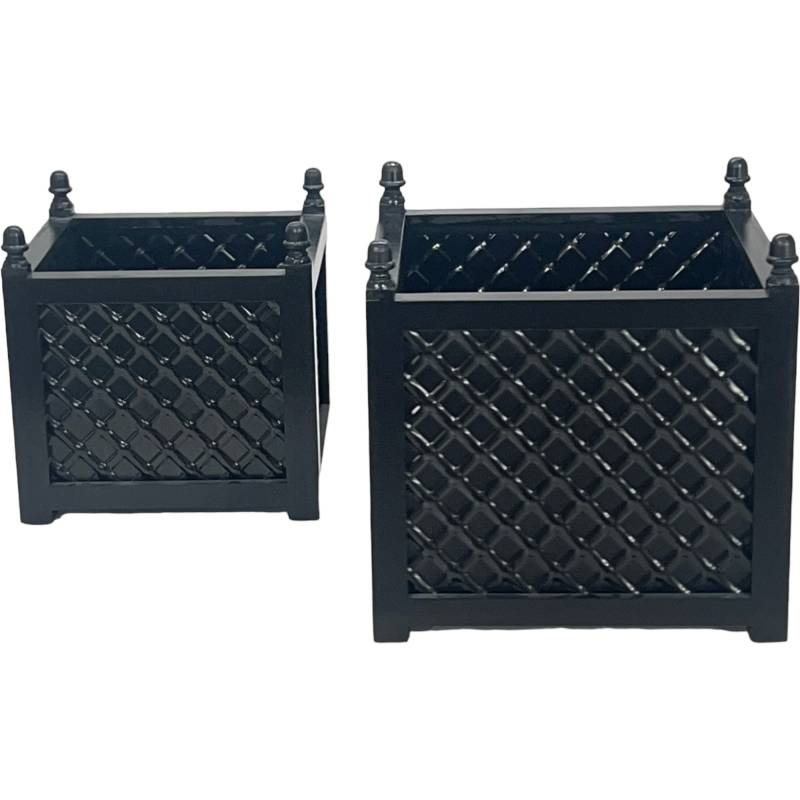 Set 2 Hamptons Planter 45cm, 40cm