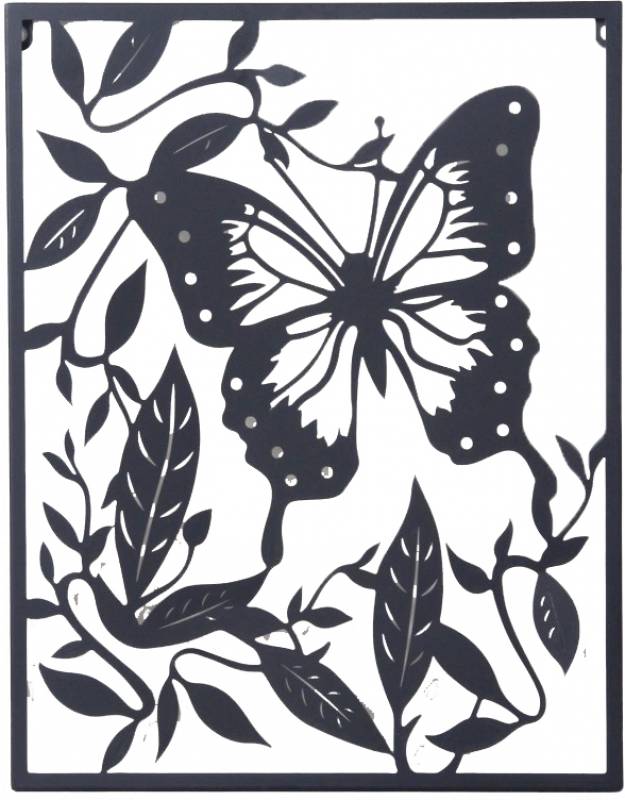 Butterfly Metal Wall Art 37x48cm