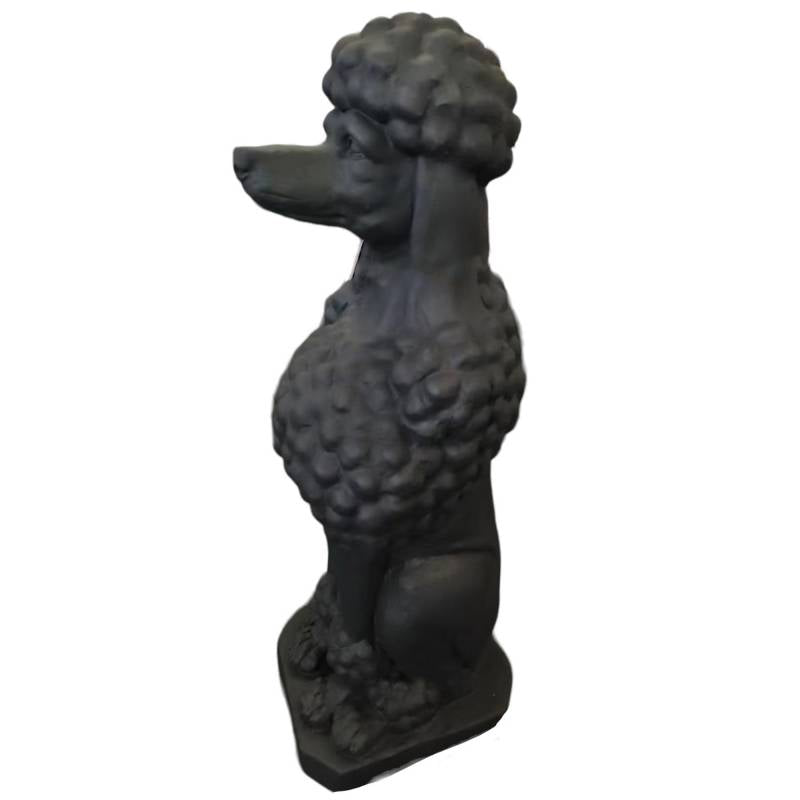 Priscilla Poodle Dog Statue 32x81cm