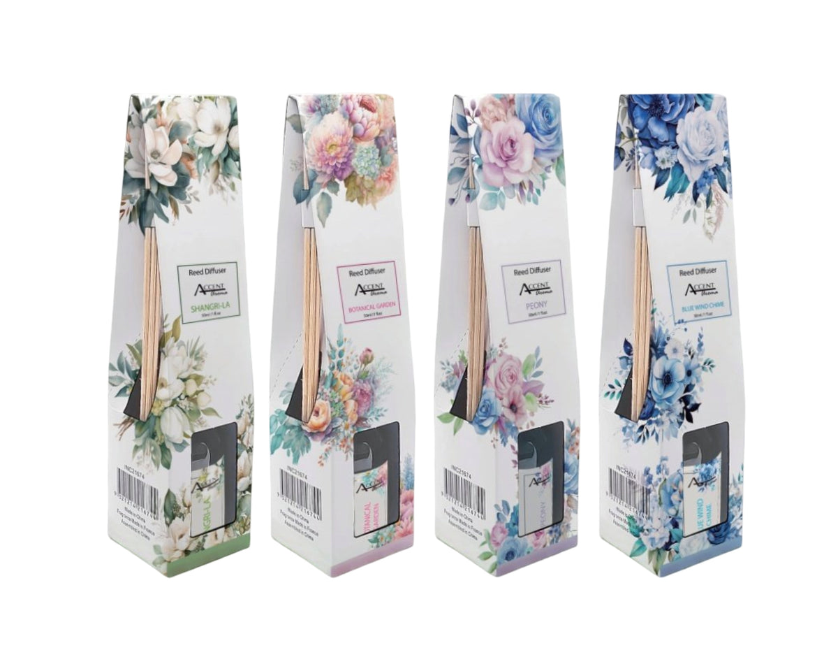 bulk 48 Aromatic Bouquet Diffuser 50Ml 4 Asst