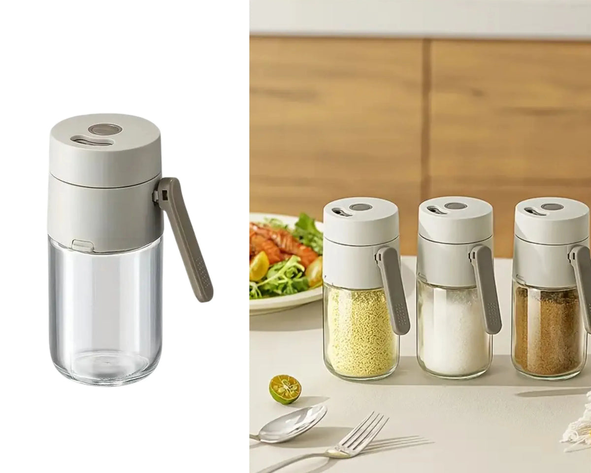 Bulk 12 Glass Quantitative Seasoning Bottle &amp; Shaker 180ml