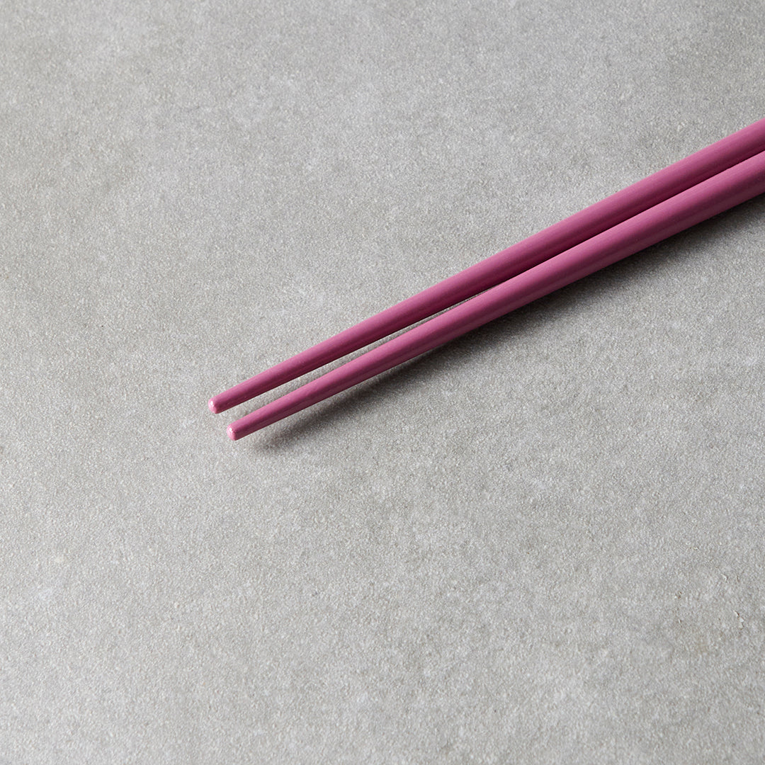 Chopsticks Lacquered Plum &amp; White