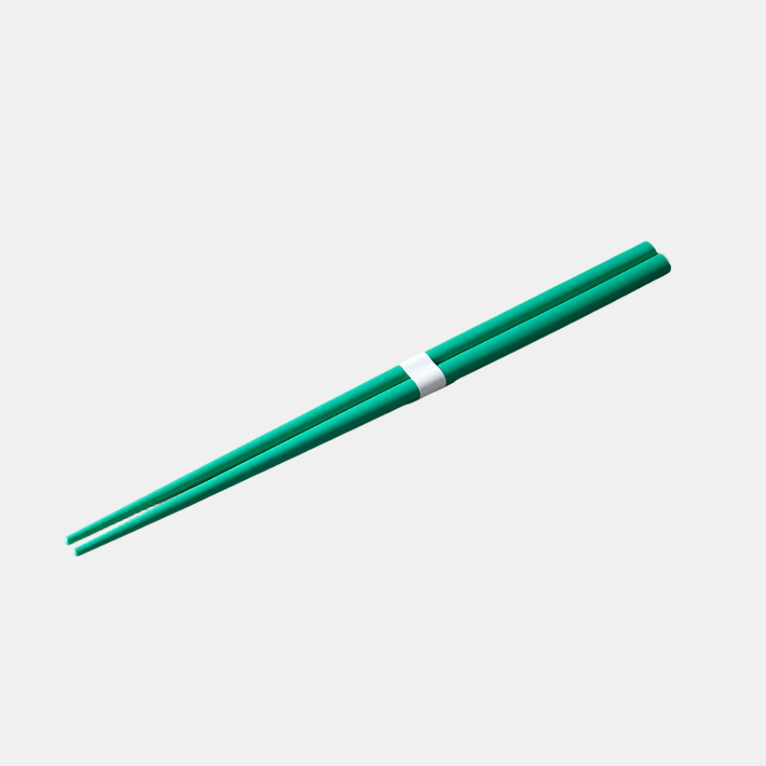 Chopsticks Lacquered Green &amp; White