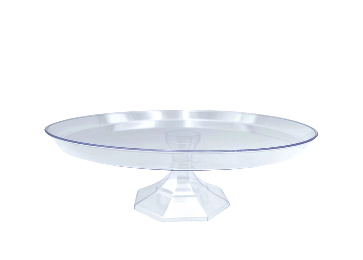 bulk 24 Clear Acrylic Cake Stand 26cm