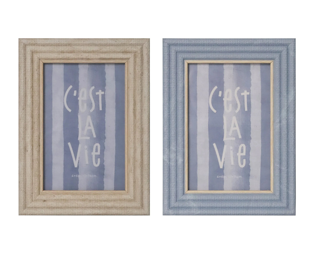 Bulk 24 Ps Photo Frame Provence Layered 10x15cm 4x6in 2 Asst